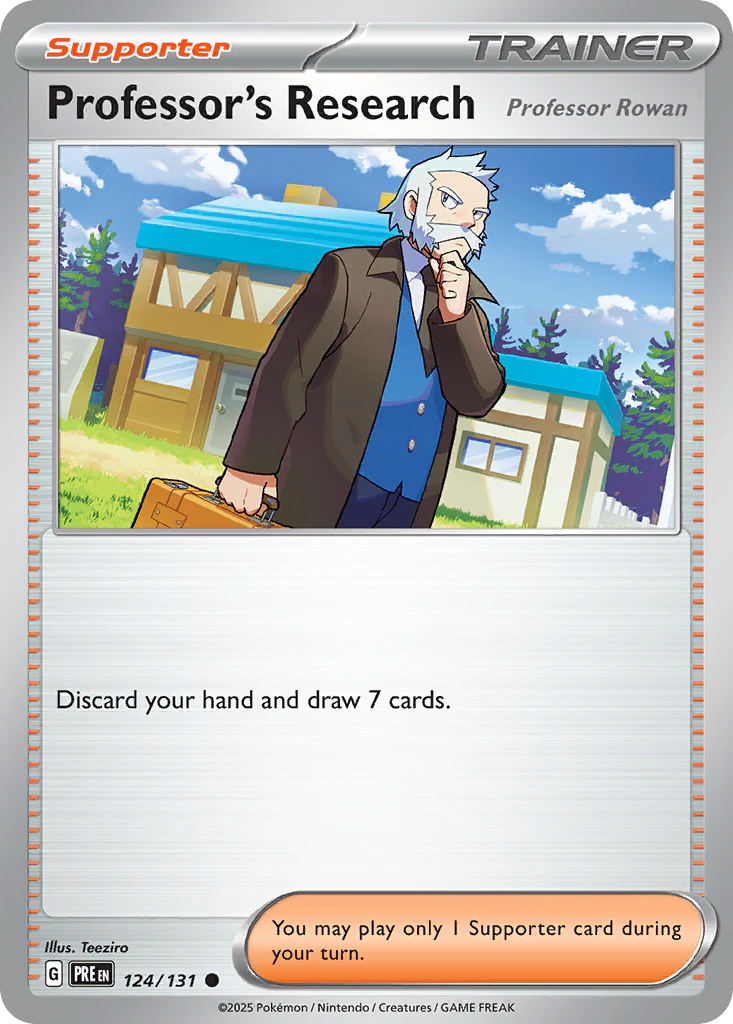 Professor's Research (124/131) - [Reverse Holo] Prismatic Evolutions (PRE)