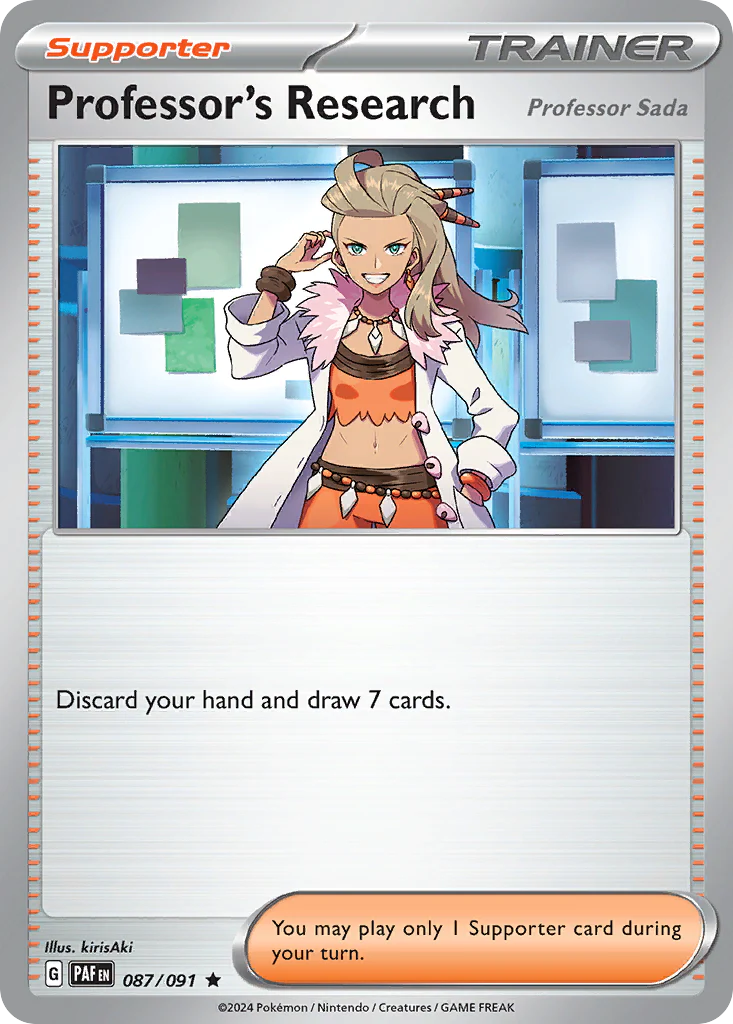 Professor's Research (87/91) - [Reverse Holo] Paldean Fates (PAF)