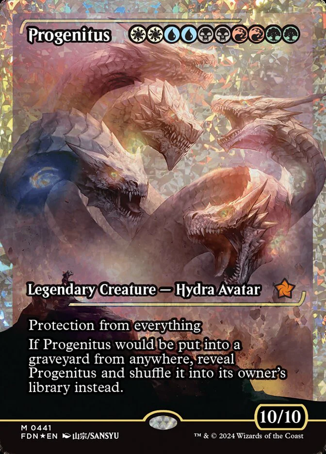 Progenitus - [Fractured Foil, Showcase] Foundations (FDN)