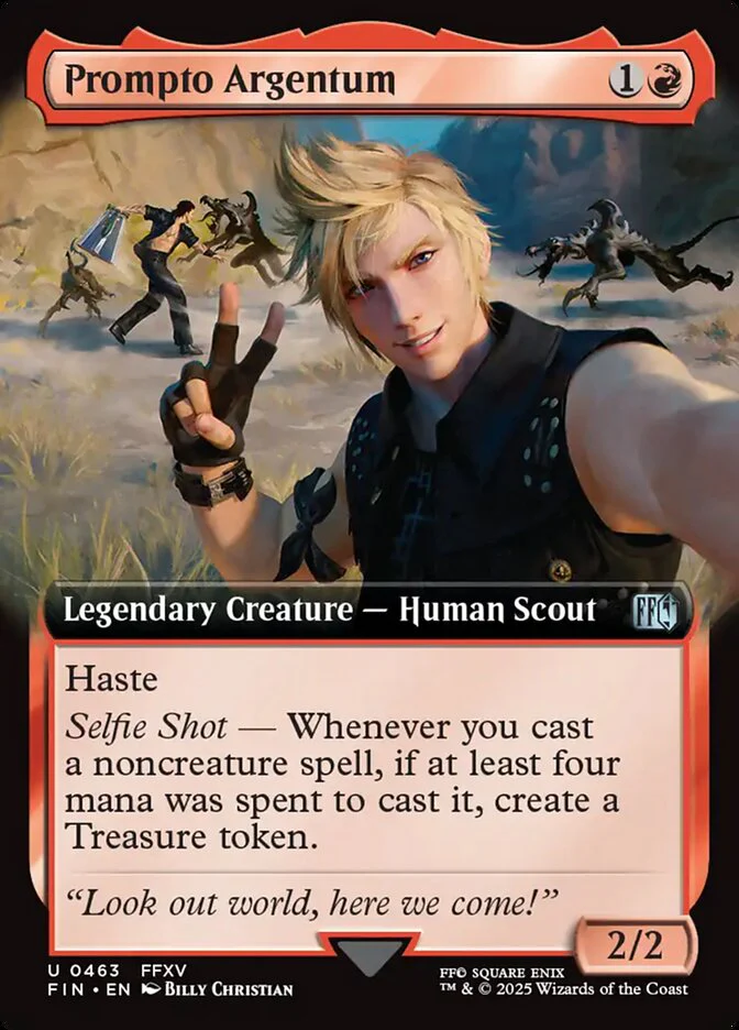Prompto Argentum (463) - [Foil, Extended Art] Final Fantasy (FIN)