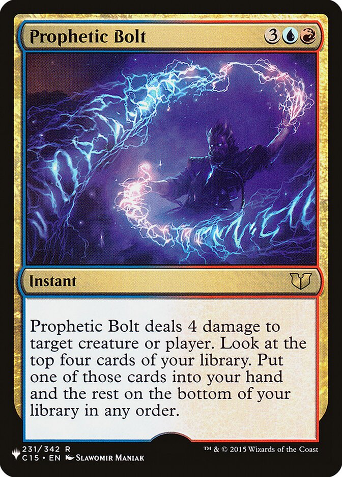 Prophetic Bolt - The List (PLST)