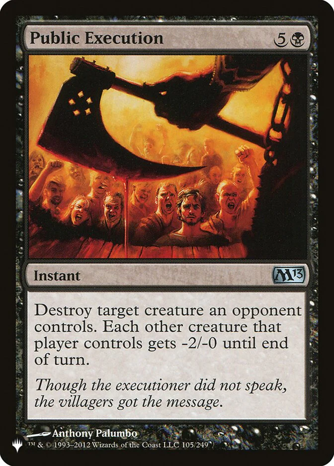 Public Execution - The List (PLST)