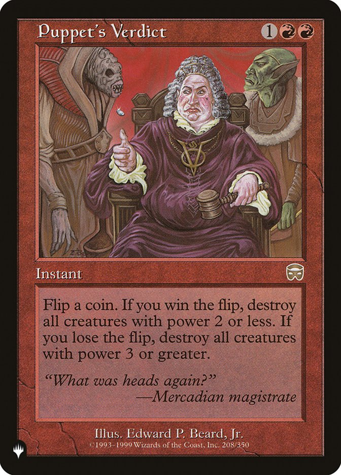 Puppet's Verdict - The List (PLST)