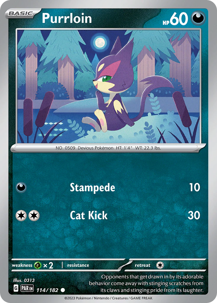 Purrloin (114/182) - Paradox Rift (PAR)