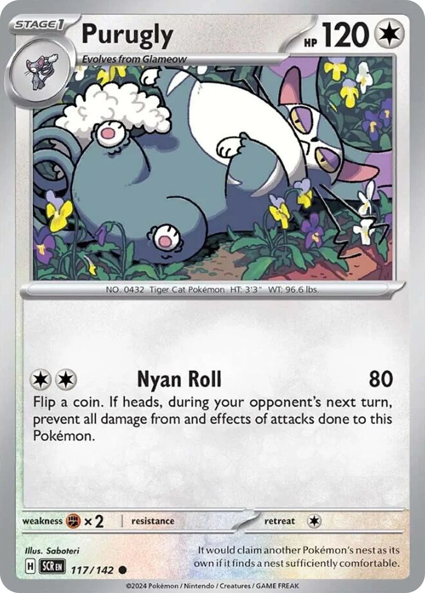 Purugly (117/142) - Stellar Crown (SCR)