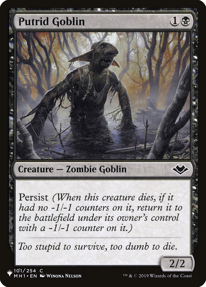 Putrid Goblin - The List (PLST)