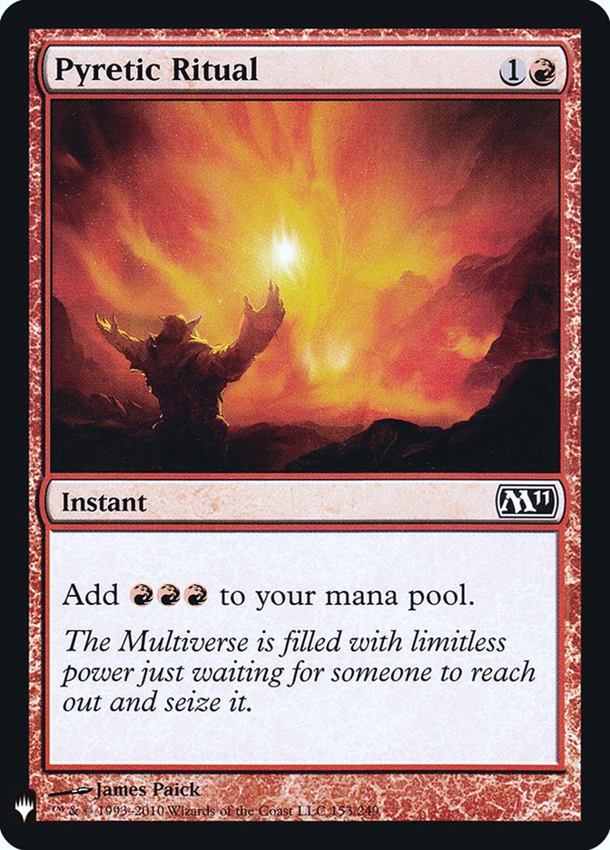 Pyretic Ritual - [Foil] The List (PLST)