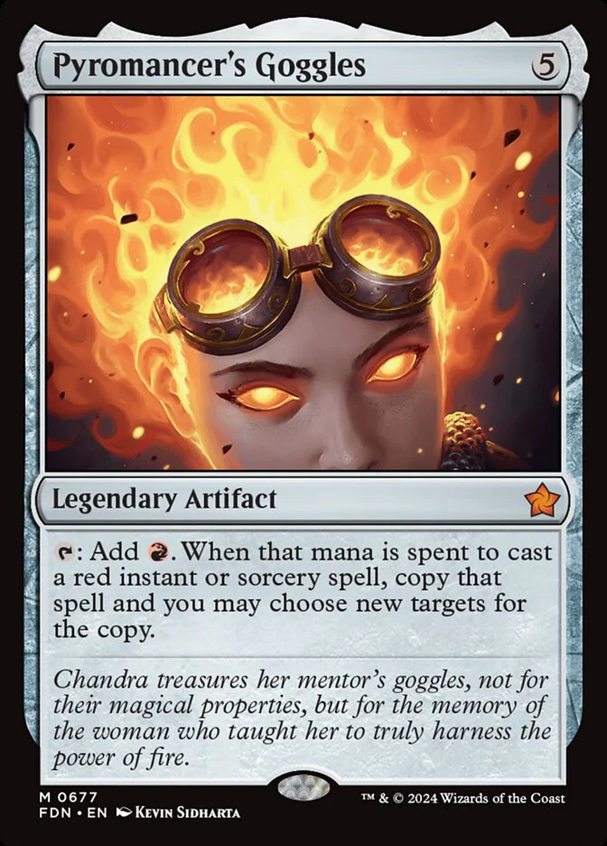 Pyromancer's Goggles - Foundations (FDN)