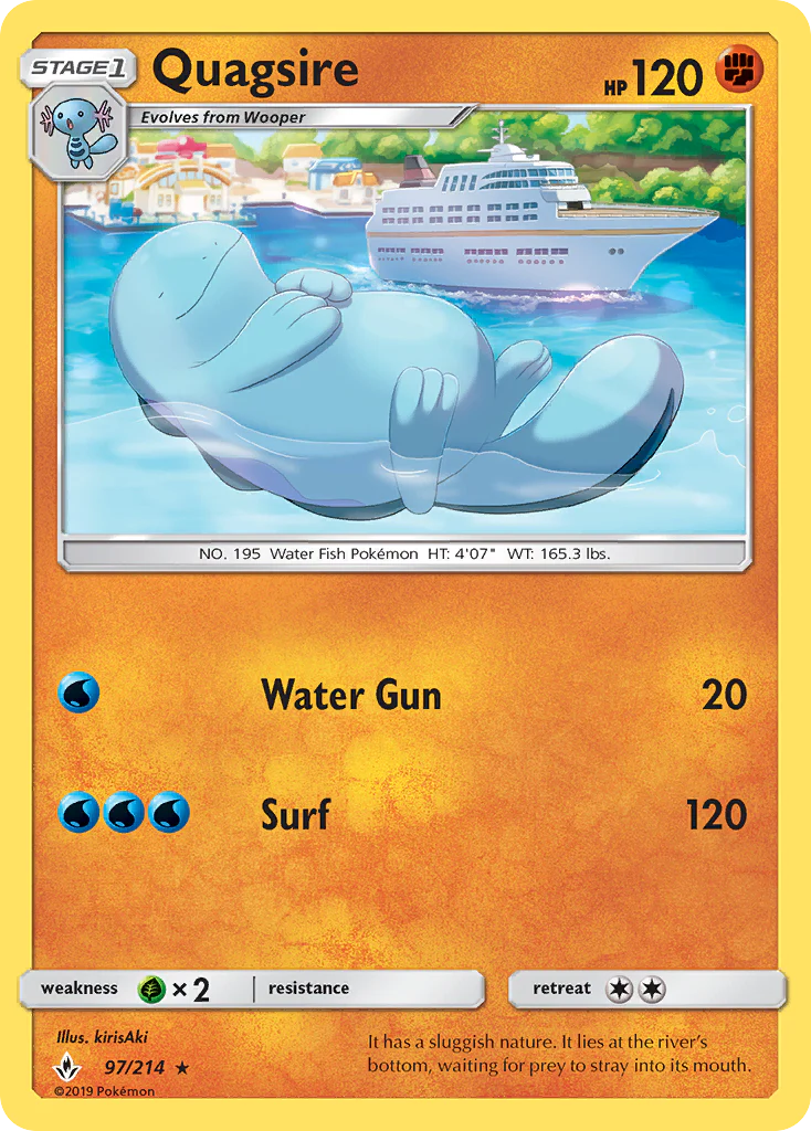 Quagsire (97/214) - Unbroken Bonds (UNB)