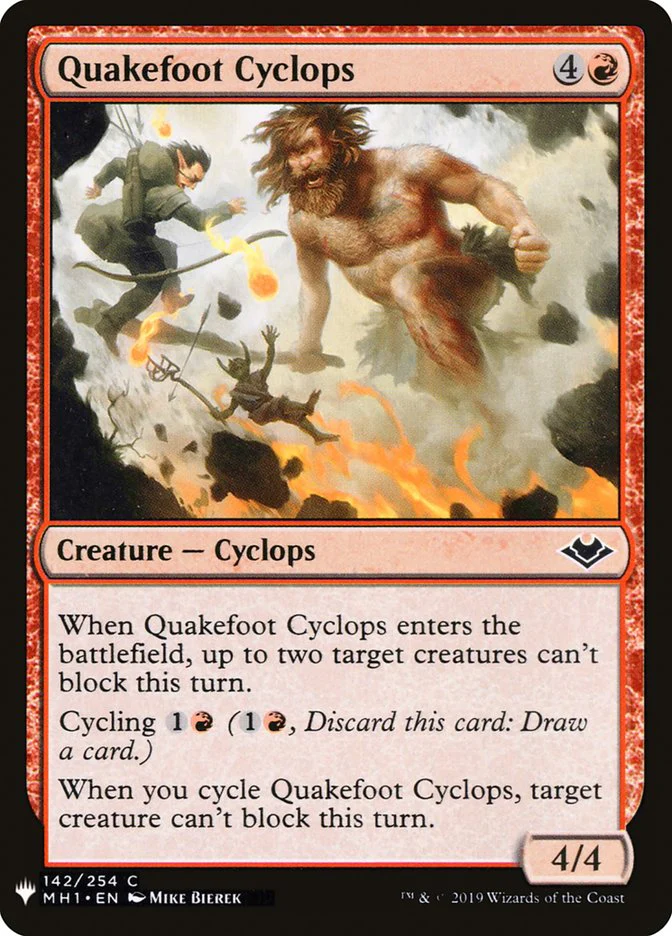 Quakefoot Cyclops - The List (PLST)