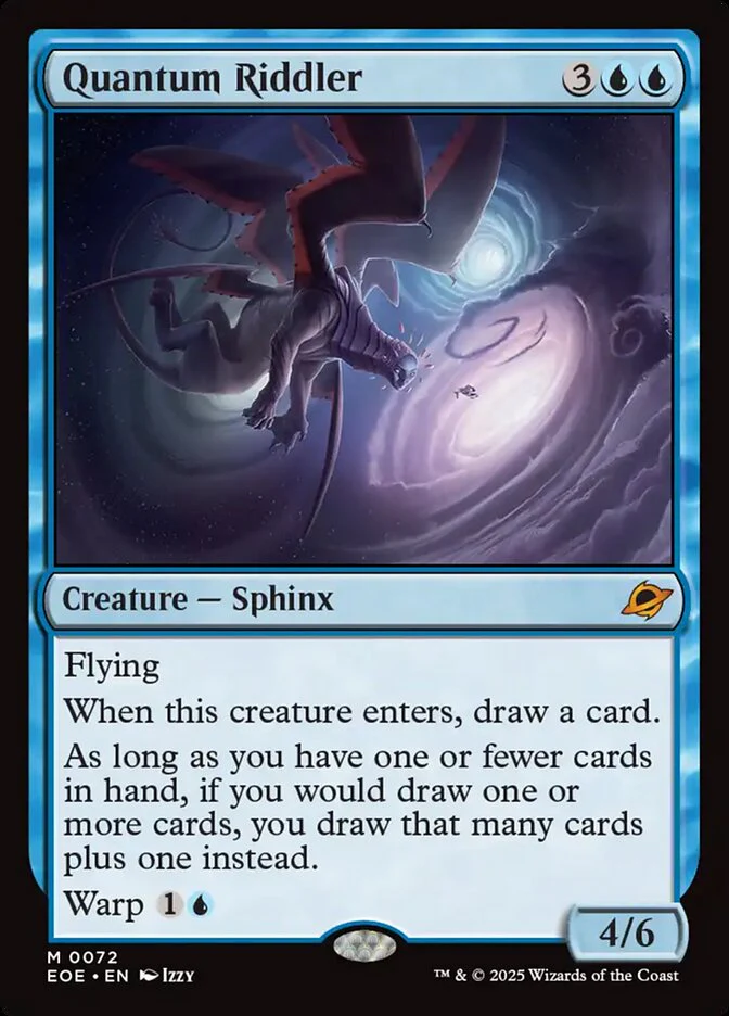Quantum Riddler (72) - [Foil] Edge of Eternities (EOE)