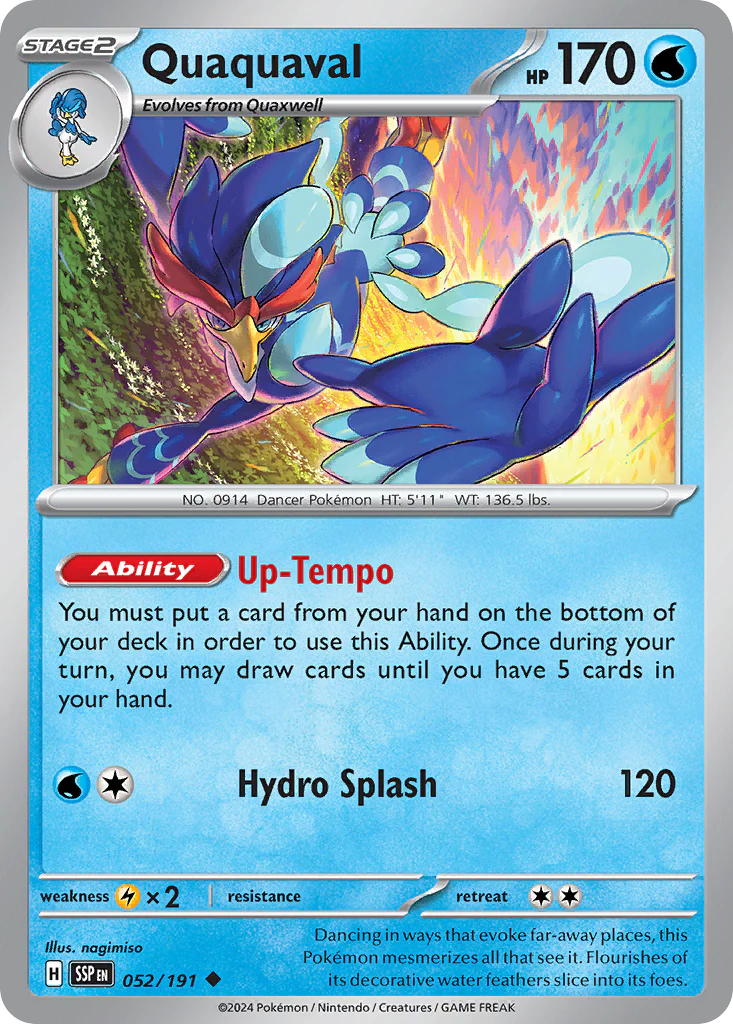 Quaquaval (52/191) - [Reverse Holo] Surging Sparks (SSP)