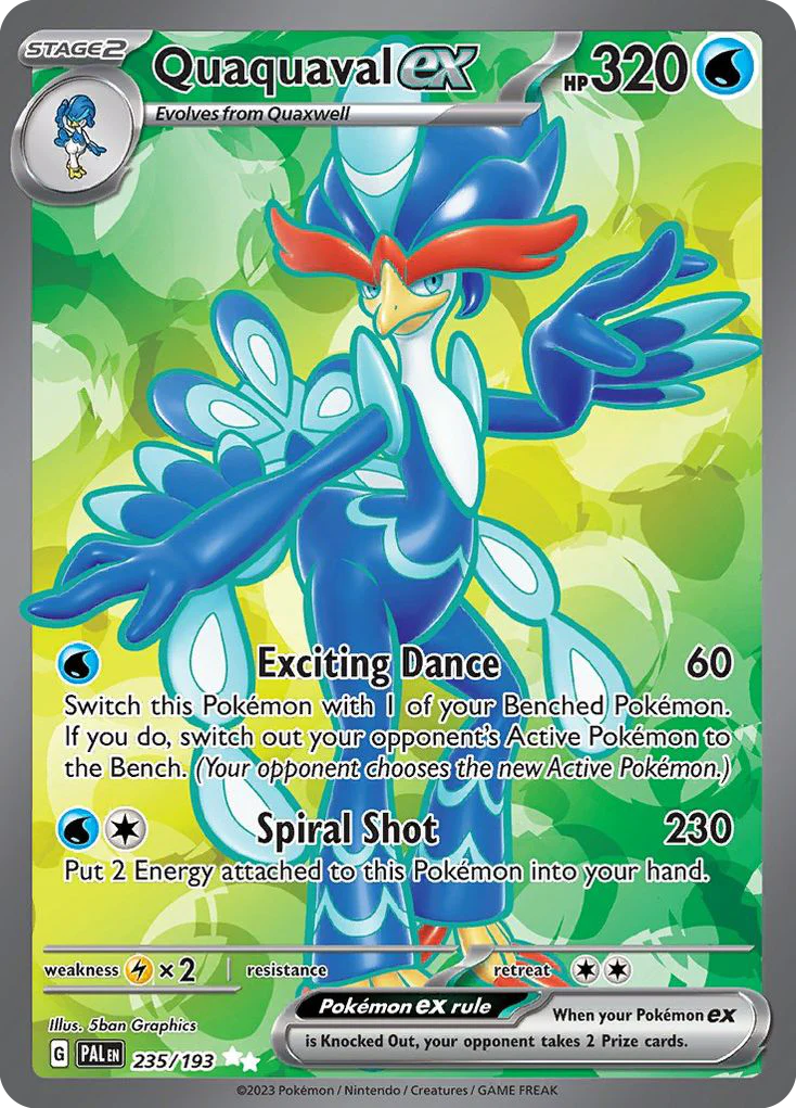 Quaquaval ex (235/193) - [Full Art] Paldea Evolved (PAL)