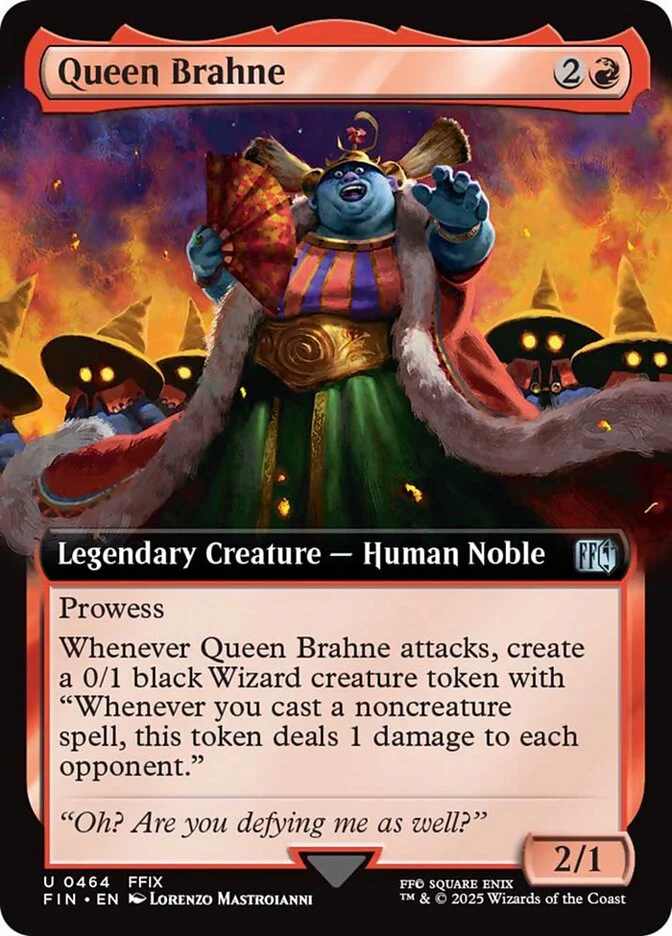 Queen Brahne (464) - [Foil, Extended Art] Final Fantasy (FIN)