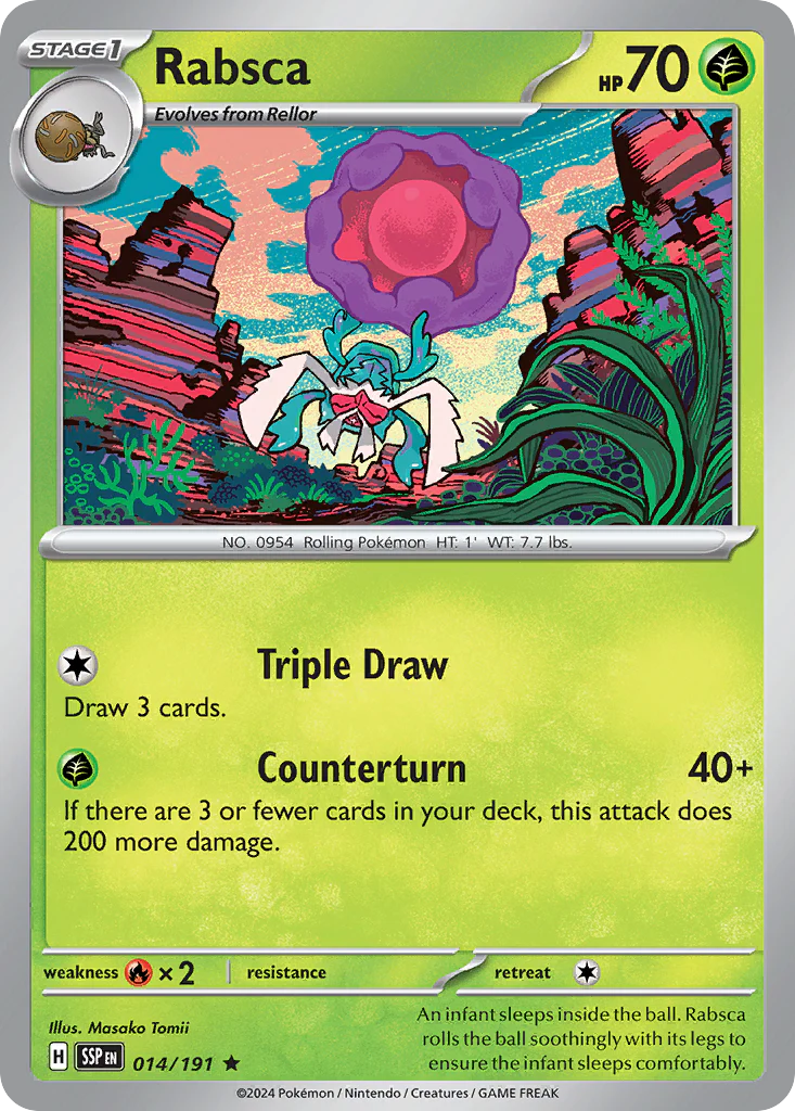 Rabsca (14/191) - [Reverse Holo] Surging Sparks (SSP)
