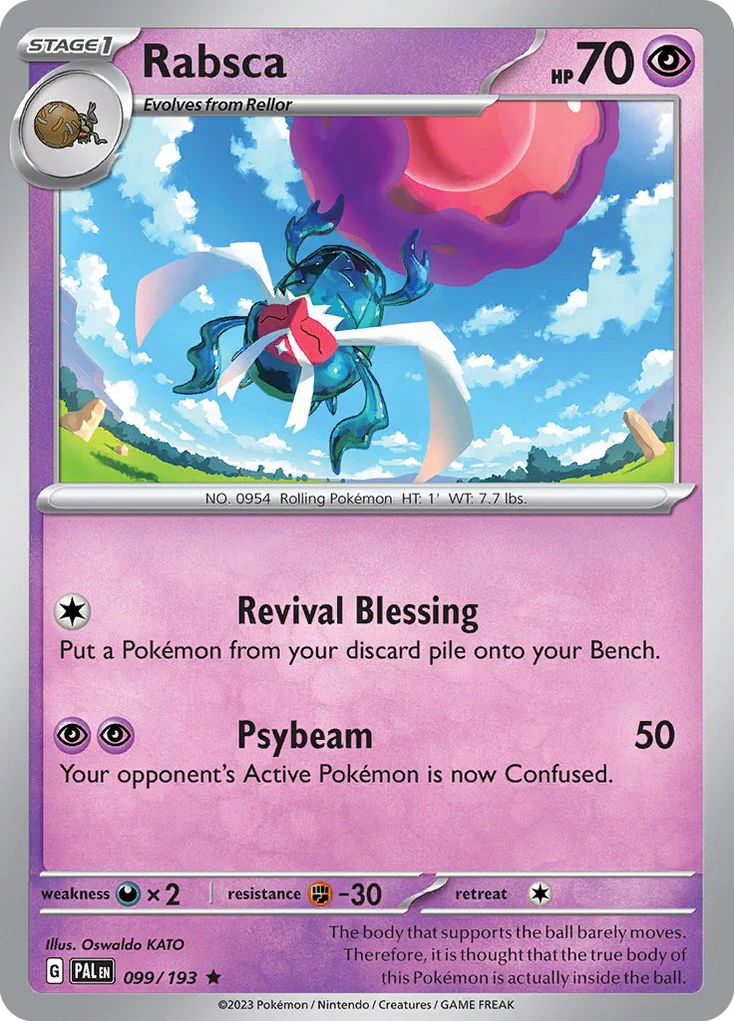 Rabsca (99/193) - [Holo Foil] Paldea Evolved (PAL)