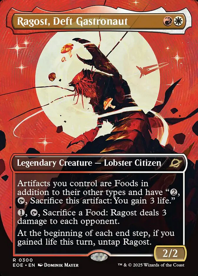 Ragost, Deft Gastronaut (300) - [Foil, Borderless] Edge of Eternities (EOE)