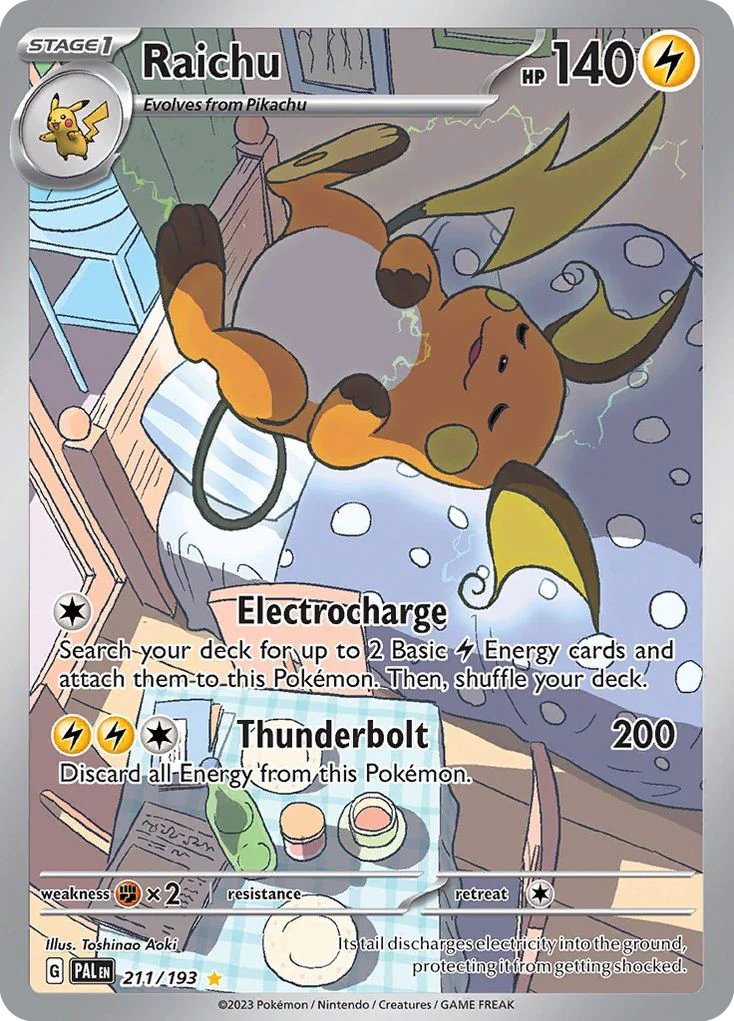 Raichu (211/193) - [Illustration Rare] Paldea Evolved (PAL)