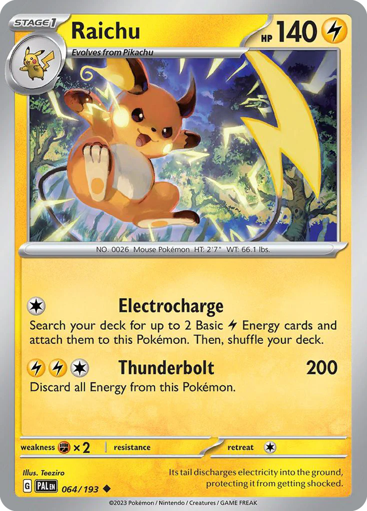 Raichu (64/193) - Paldea Evolved (PAL)