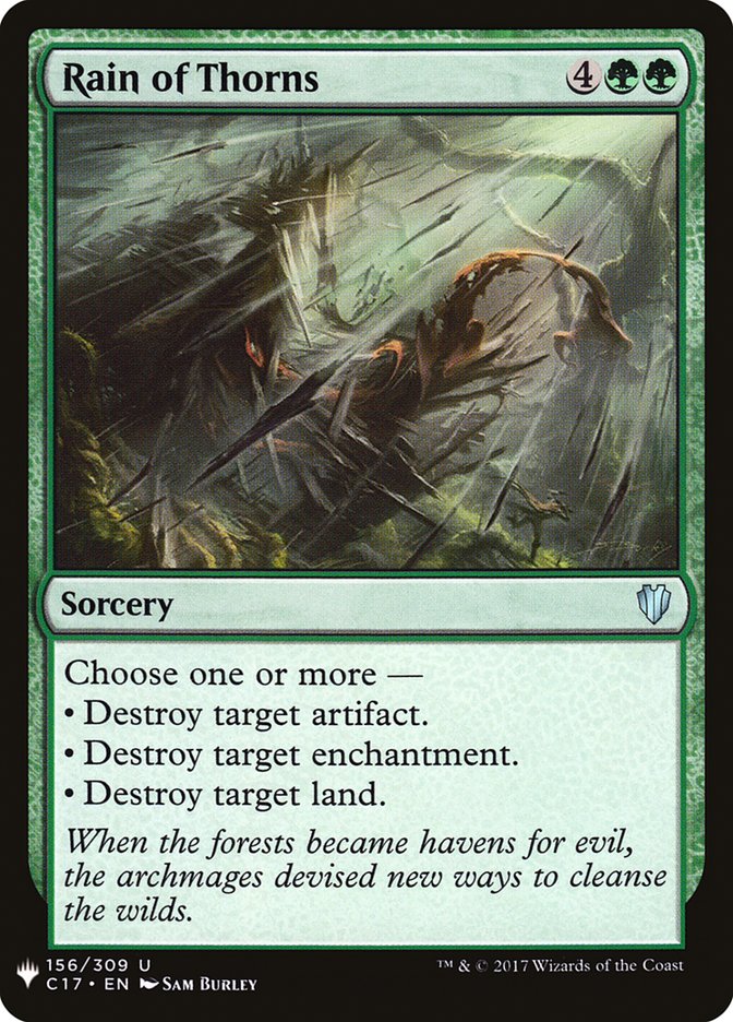 Rain of Thorns - The List (PLST)