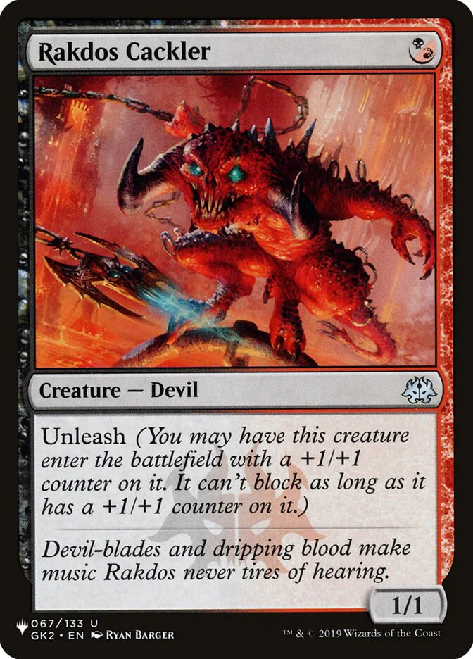 Rakdos Cackler - The List (PLST)
