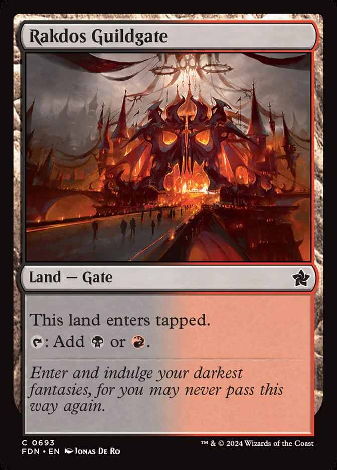 Rakdos Guildgate - Foundations (FDN)