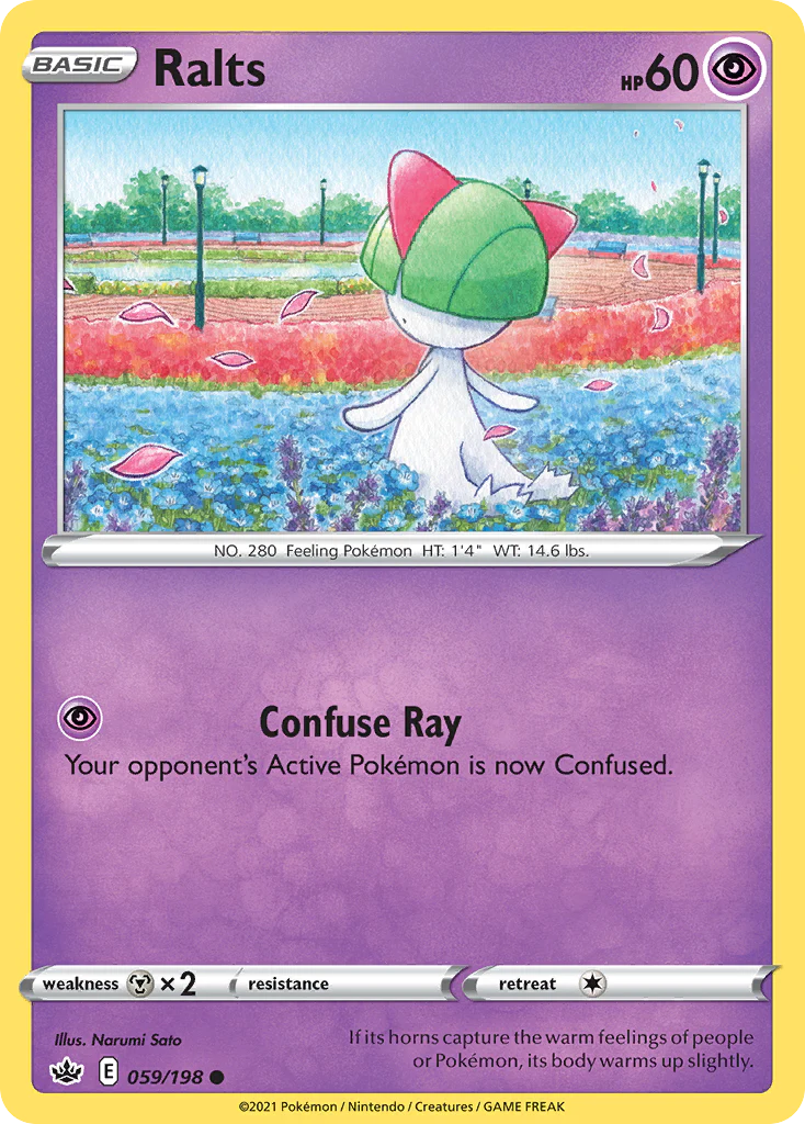 Ralts (59/198) - Chilling Reign (CRE)