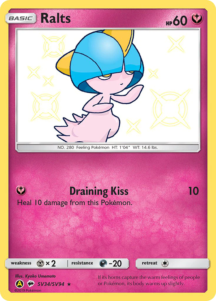 Ralts (SV34/94) - Hidden Fates Shiny Vault (HIFSV)