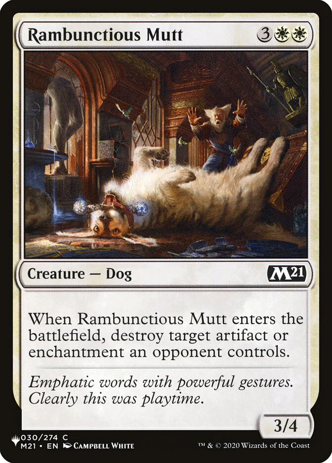 Rambunctious Mutt - The List (PLST)