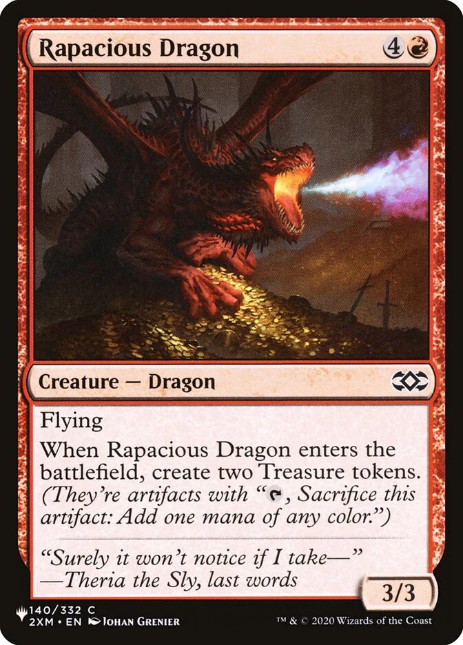 Rapacious Dragon - The List (PLST)
