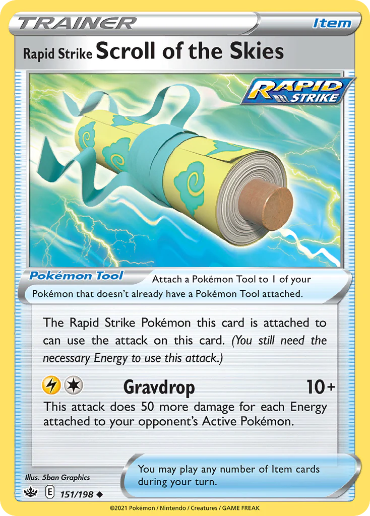 Rapid Strike Scroll of the Skies (151/198) - Chilling Reign (CRE)