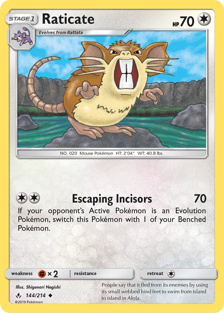 Raticate (144/214) - Unbroken Bonds (UNB)