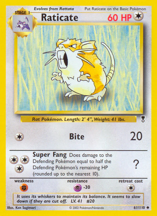 Raticate (61/110) - Legendary Collection (LC)