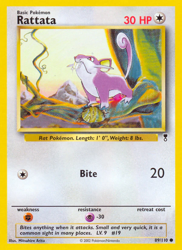 Rattata (89/110) - [Reverse Holo] Legendary Collection (LC)