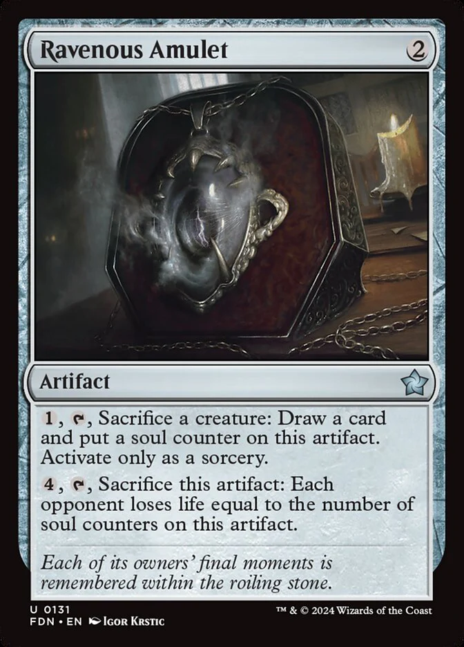 Ravenous Amulet - Foundations (FDN)