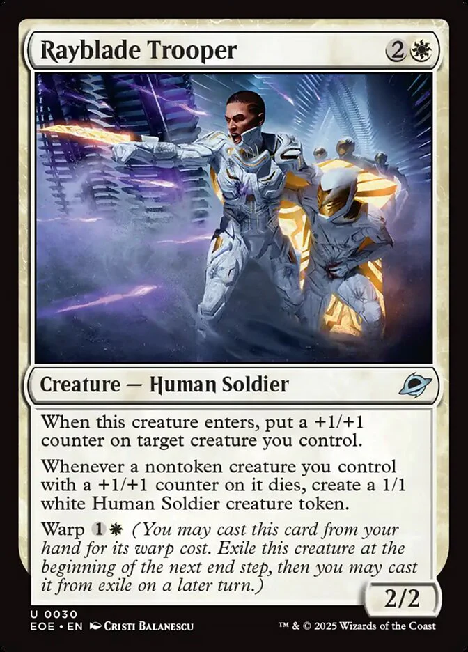 Rayblade Trooper (30) - [Foil] Edge of Eternities (EOE)