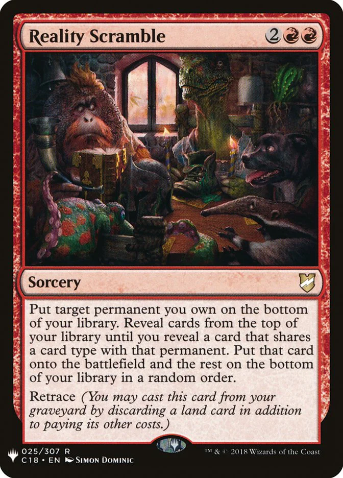 Reality Scramble - The List (PLST)