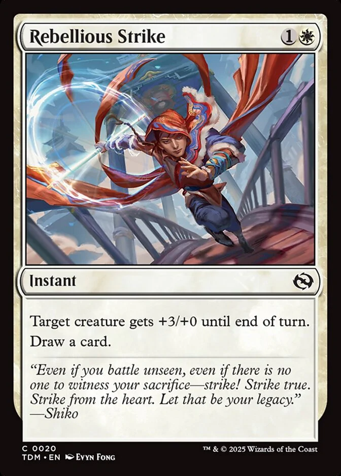 Rebellious Strike (20) - [Foil] Tarkir: Dragonstorm (TDM)