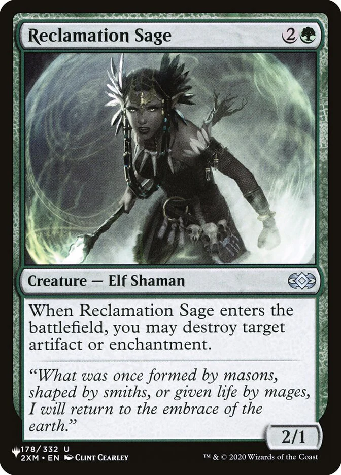 Reclamation Sage - The List (PLST)