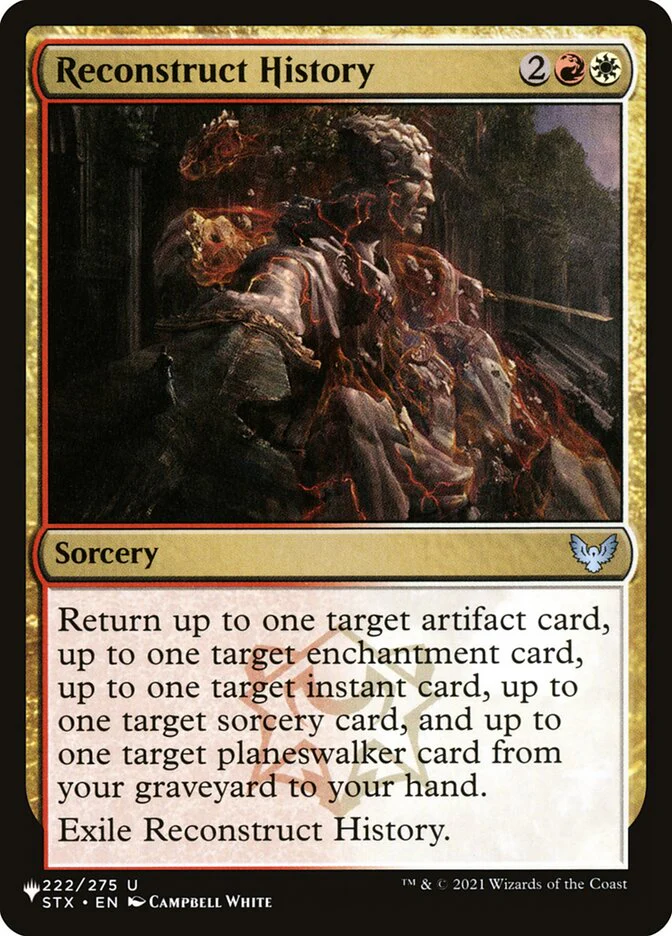 Reconstruct History - The List (PLST)