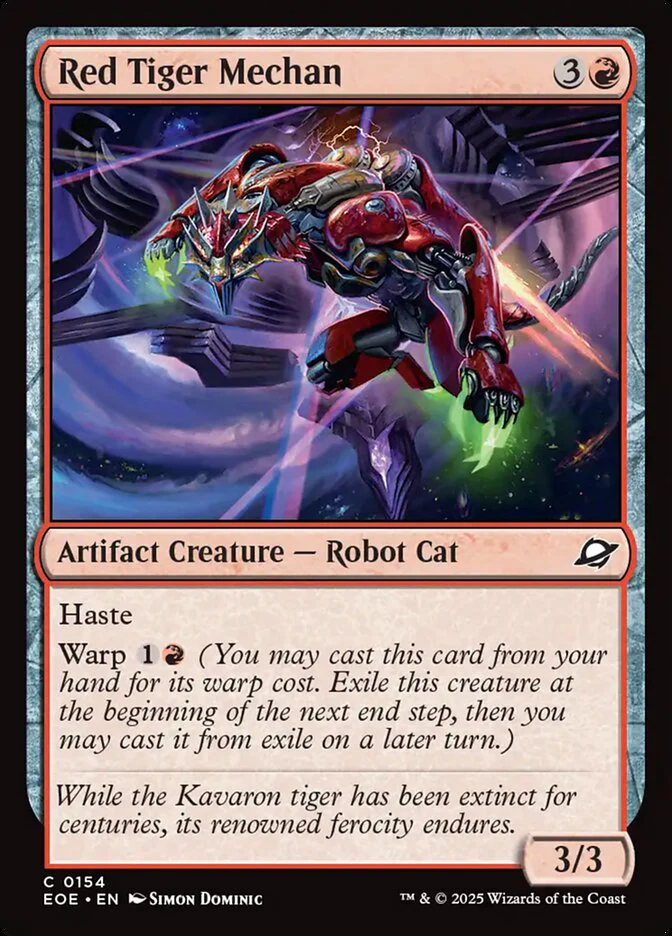 Red Tiger Mechan (154) - Edge of Eternities (EOE)