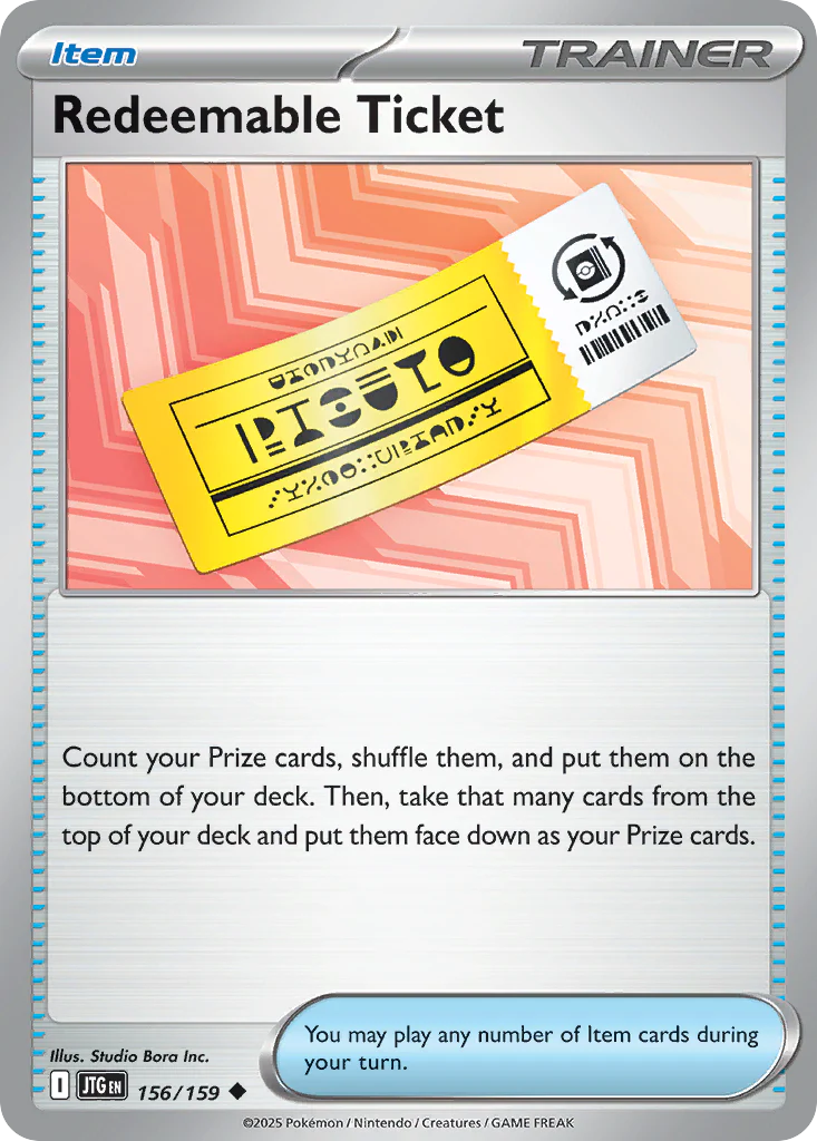 Redeemable Ticket (156/159) - Journey Together (JTG)