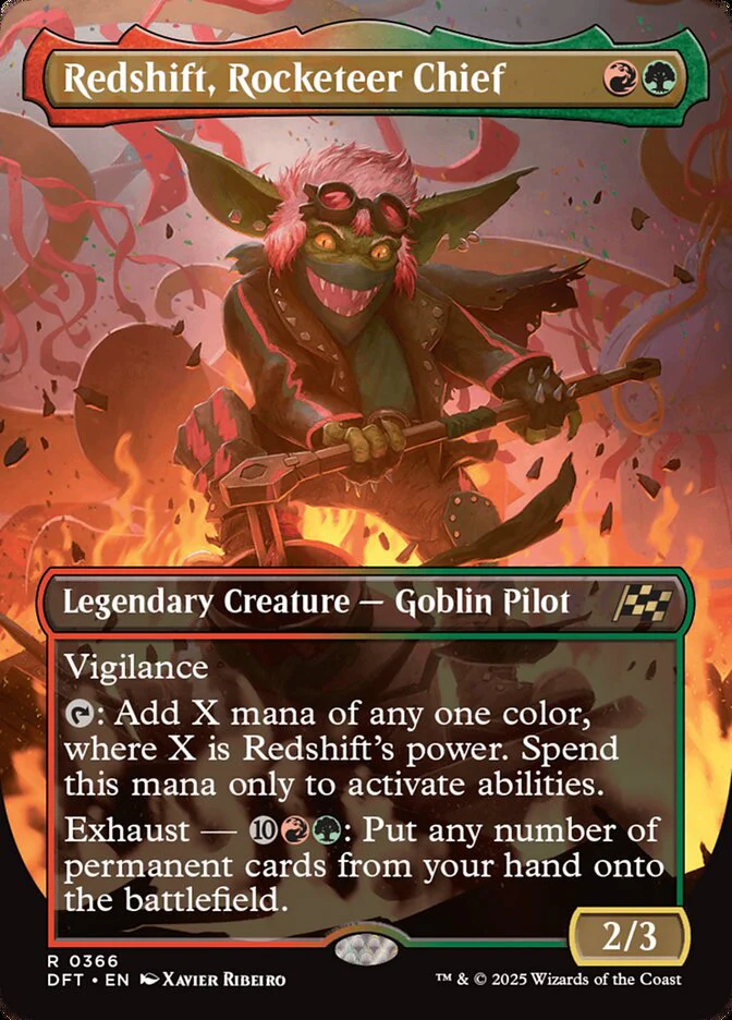 Redshift, Rocketeer Chief - [Borderless] Aetherdrift (DFT)