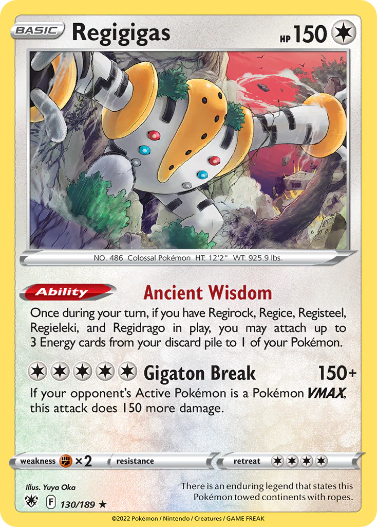 Regigigas (130/189) - [Holo Foil] Astral Radiance (ASR)
