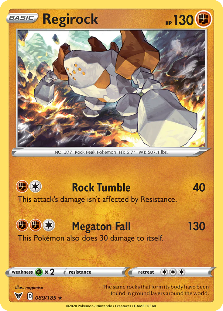 Regirock (89/185) - [Holo Foil] Vivid Voltage (VIV)