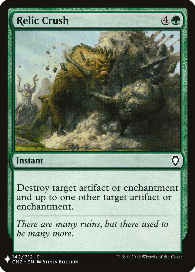 Relic Crush - The List (PLST)