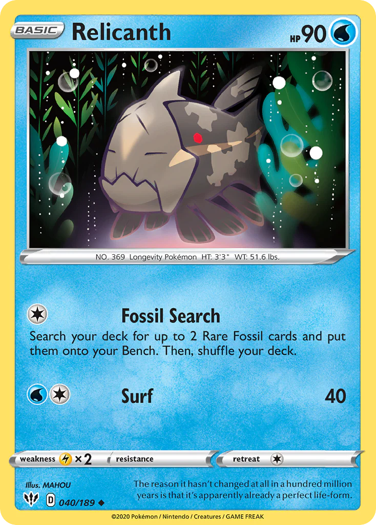 Relicanth (40/189) - Darkness Ablaze (DAA)