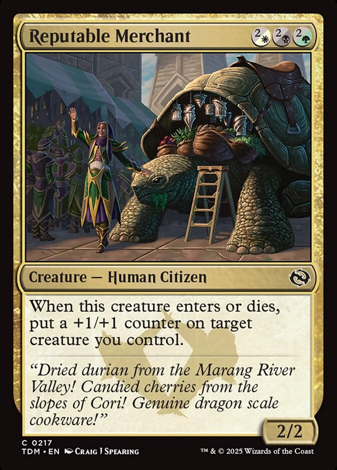 Reputable Merchant (217) - Tarkir: Dragonstorm (TDM)