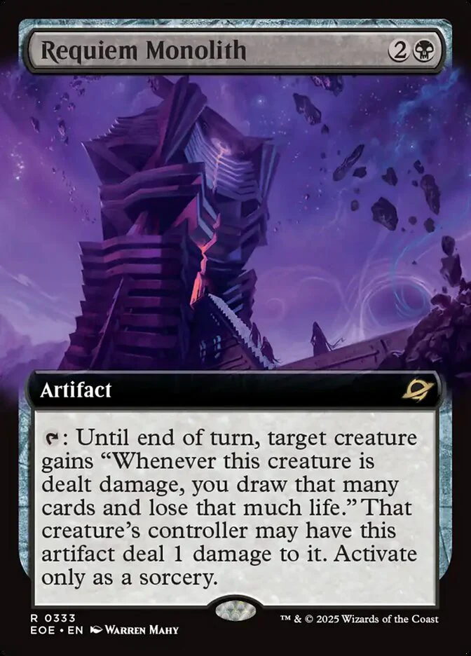 Requiem Monolith (333) - [Extended Art] Edge of Eternities (EOE)