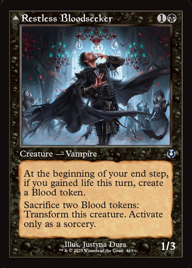 Restless Bloodseeker // Bloodsoaked Reveler - [Foil, Retro Frame] Innistrad Remastered (INR)